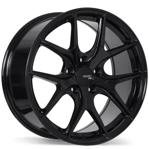 Fast Wheels – FC04 – Black – 17″x8″ 35mm – All weather Wheels – FC04-1780-80BE+35C726